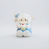 Happy Little Zebra simulation doll, plush toy, sheep-shaped doll, Tricolor cat, stuffed cat backpack details Picture